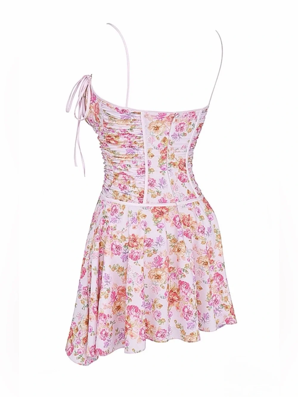 💜Firm Price💜house of CB Alejandra light lavender print corset dress - Picture 11 of 16